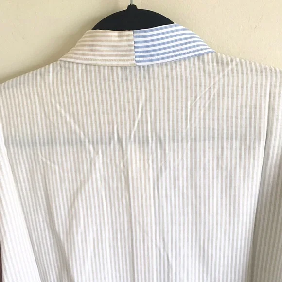 ACOA Striped Color Block Button Down Long Sleeved Shirt NWT From Buckle - Picture 7 of 16